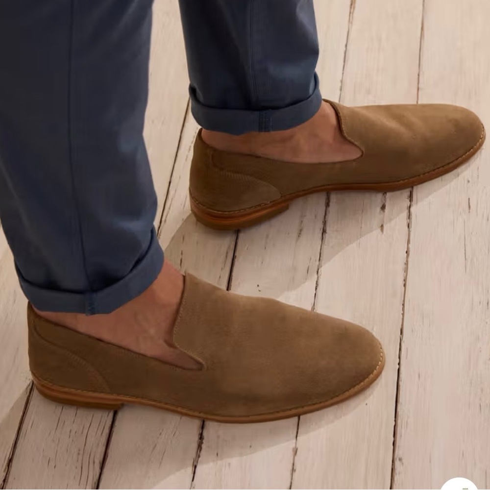 Men's Tecovas Monterrey Loafers Granite Suede